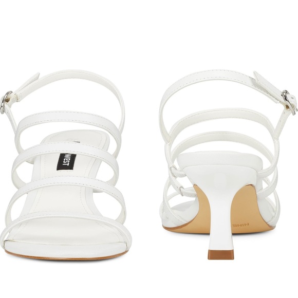 Smooth Heeled Strappy Sandals - Picture 2 of 6